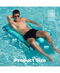 Aofar 3 Pack Inflatable Pool Floats Water Hammock Lounges