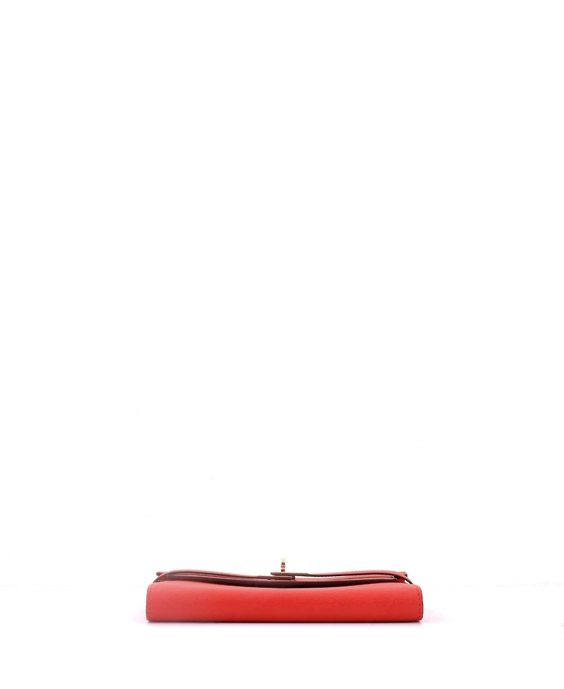 Pre-Owned HERMES Long Kelly Wallet Chevre Mysore