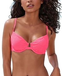 Lascana Women's Shell Pattern Underwire Bikini Swimsuit Top Bra Sizing
