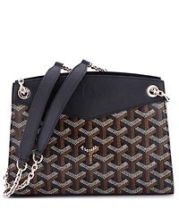 Pre-Owned Goyard Mini Structured Rouette Chain Shoulder Bag Coated Canvas