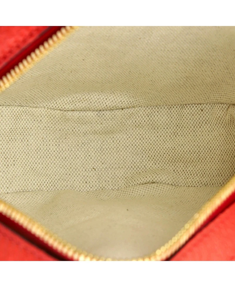 Pre-Owned Gucci Mini Ophidia Round Shoulder Bag Apple Gg Coated Canvas