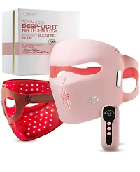 Lovery 4D Led Light Therapy Mask with Near-Infrared Light Anti aging Skin Rejuvenation