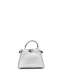 Pre-Owned Fendi Mini Selleria Peekaboo Bag Leather