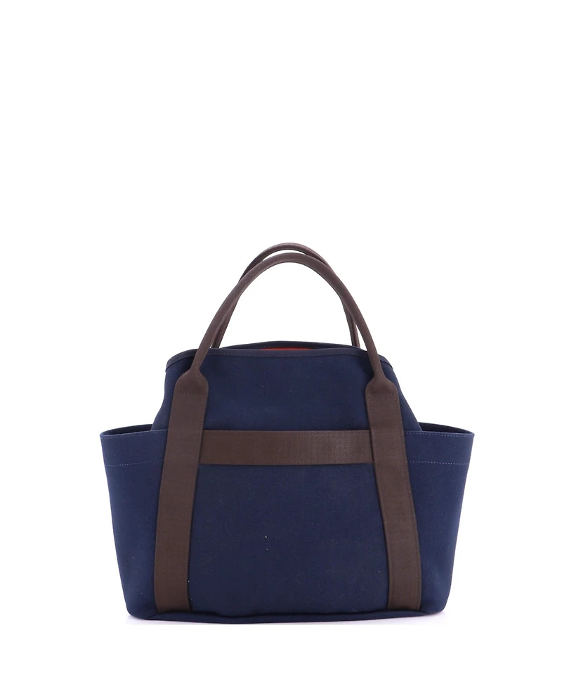 Pre-Owned HERMES Sac De Pansage Groom Handbag Canvas