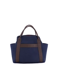 Pre-Owned HERMES Sac De Pansage Groom Handbag Canvas