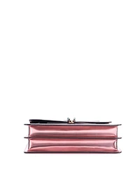 Pre-Owned Bvlgari Medium Serpenti Forever Shoulder Bag Metallic Leather