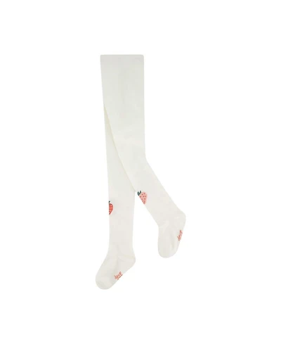 Deux par Deux Little and Big Gir ( 5 to 12 ) l Knit Strawberry Tights
