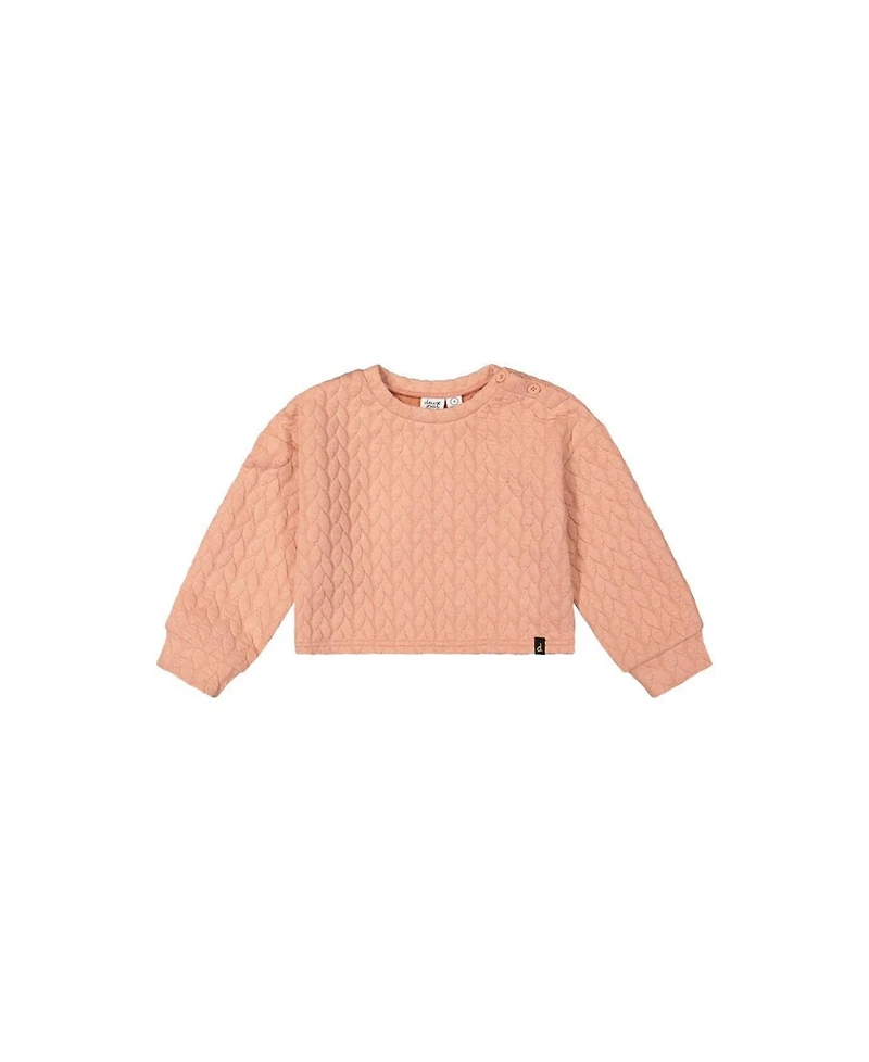 Deux par Toddler Girls' (2T-5T) Jacquard Sweatshirt