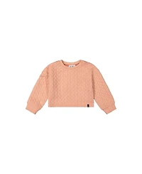 Deux par Toddler Girls' (2T-5T) Jacquard Sweatshirt