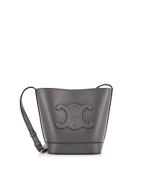 Pre-Owned Celine Small Cuir Triomphe Bucket Bag Leather