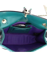 Pre-Owned Bvlgari Serpenti Forever Square Shoulder Bag Leather