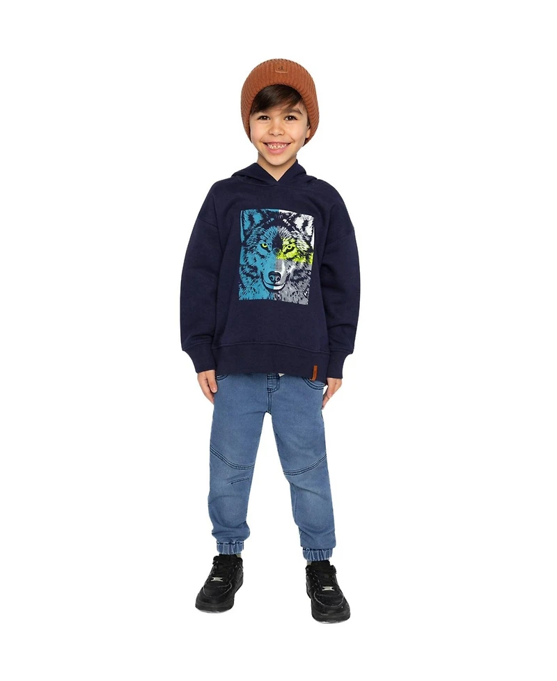 Deux par Toddler Boy (2T-5T) Fleece Hooded Sweatshirt
