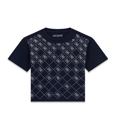 Guess Girls' 7-16 Boxy Fit Short-Sleeve T-Shirt