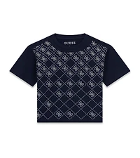 Guess Girls' 7-16 Boxy Fit Short-Sleeve T-Shirt