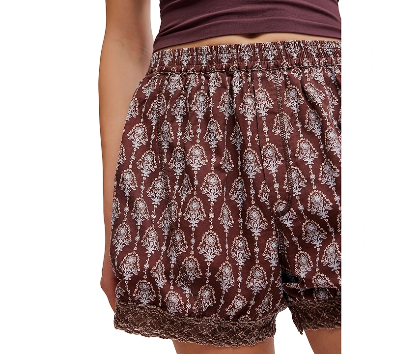Free People Women's Made You Blush Mid-Rise Boxers