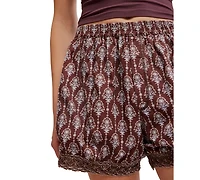 Free People Women's Made You Blush Mid-Rise Boxers