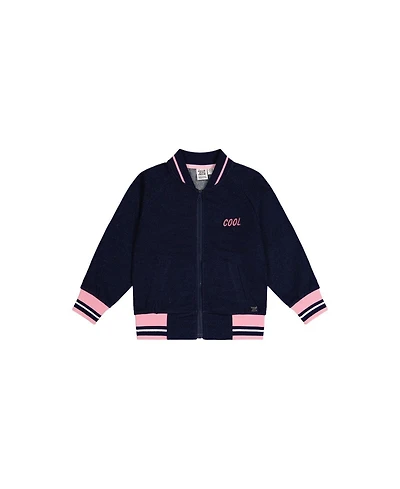 Deux par Deux Toddler Girl (2 - 5) French Terry Jacket