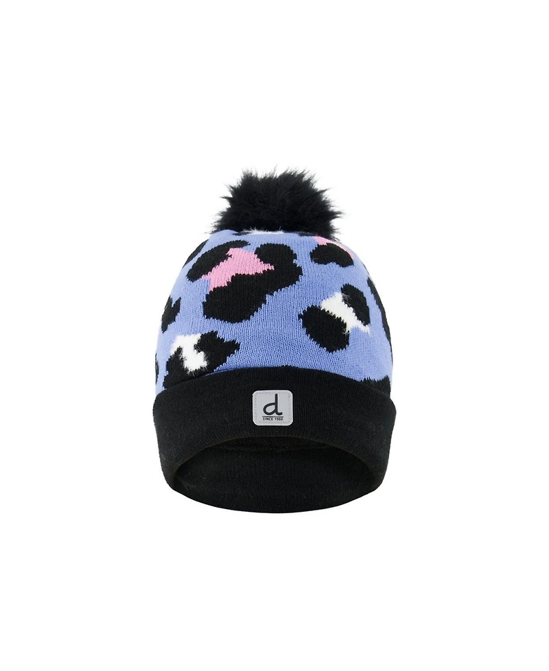 Deux par Little and Big Girl 5-14 Winter Knit Hat with Pompom