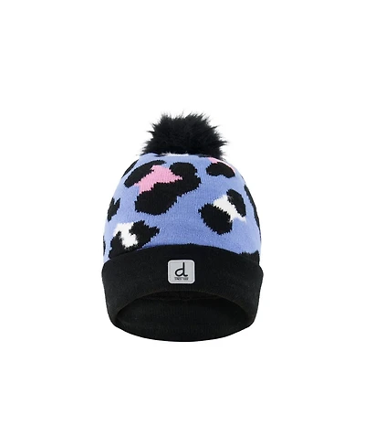 Deux par Little and Big Girl 5-14 Winter Knit Hat with Pompom