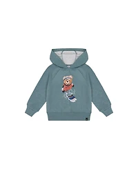Deux par Little and Big Boy 6-8 Years Hoodie with Screenprint