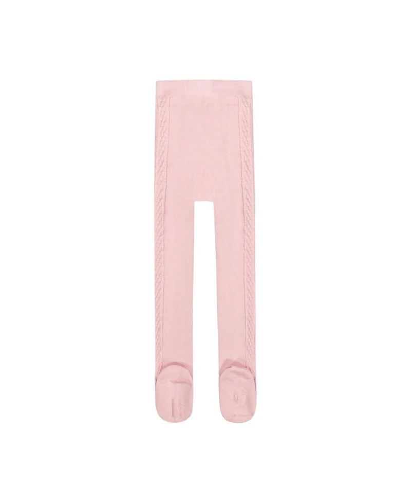Deux par Deux Toddler Girl ( size 3,4 ) Knit Textured Tights Dusty
