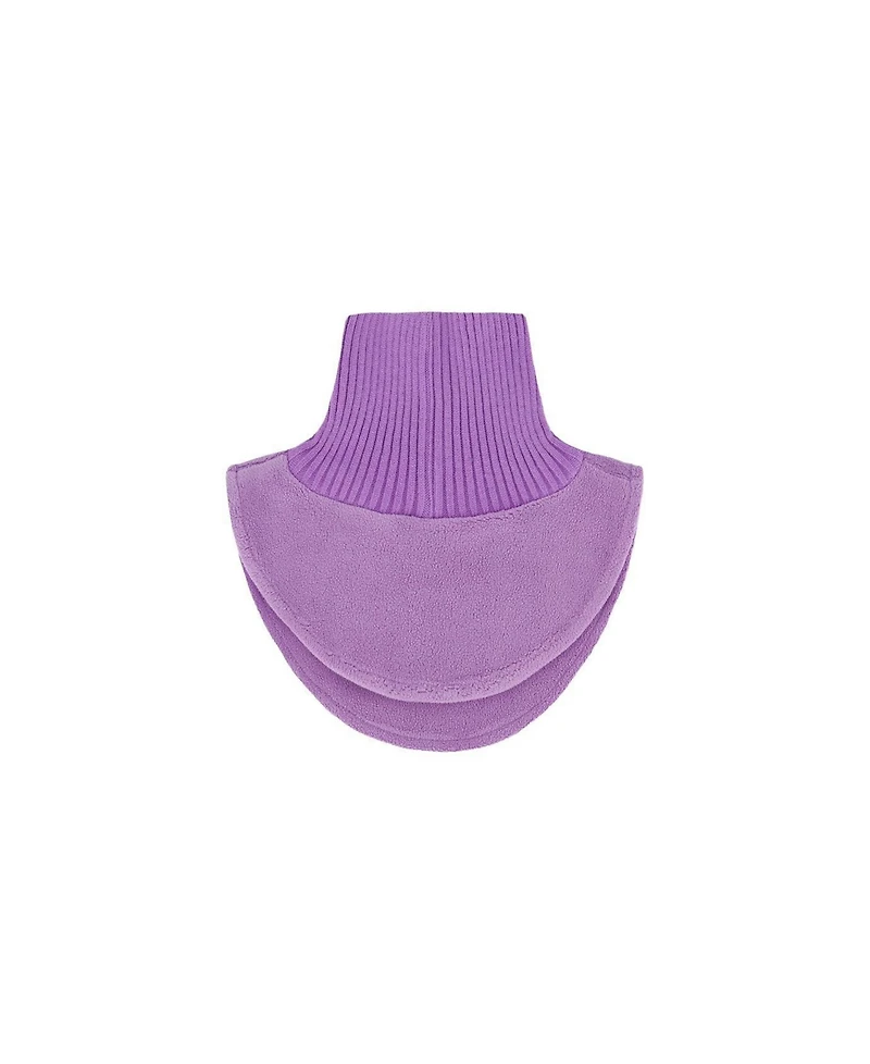 Deux par Deux Little and Big Girl (5-14) Knit and Polar Turtle Neckwarmer