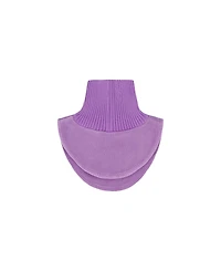 Deux par Deux Little and Big Girl (5-14) Knit and Polar Turtle Neckwarmer