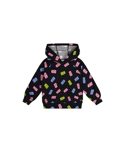 Deux par Deux Toddler Girl 2T-5T Printed Gummy Bears Hoodie