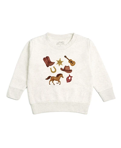 Sweet Wink Little Boys 5-8 Years Western Cowboy Sweatshirt