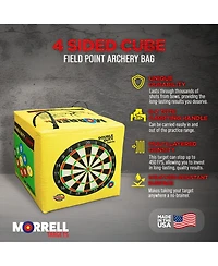 Morrell Targets Morrell Double Duty 450 Fps 4 Sided Cube Field Point Archery Bag Target