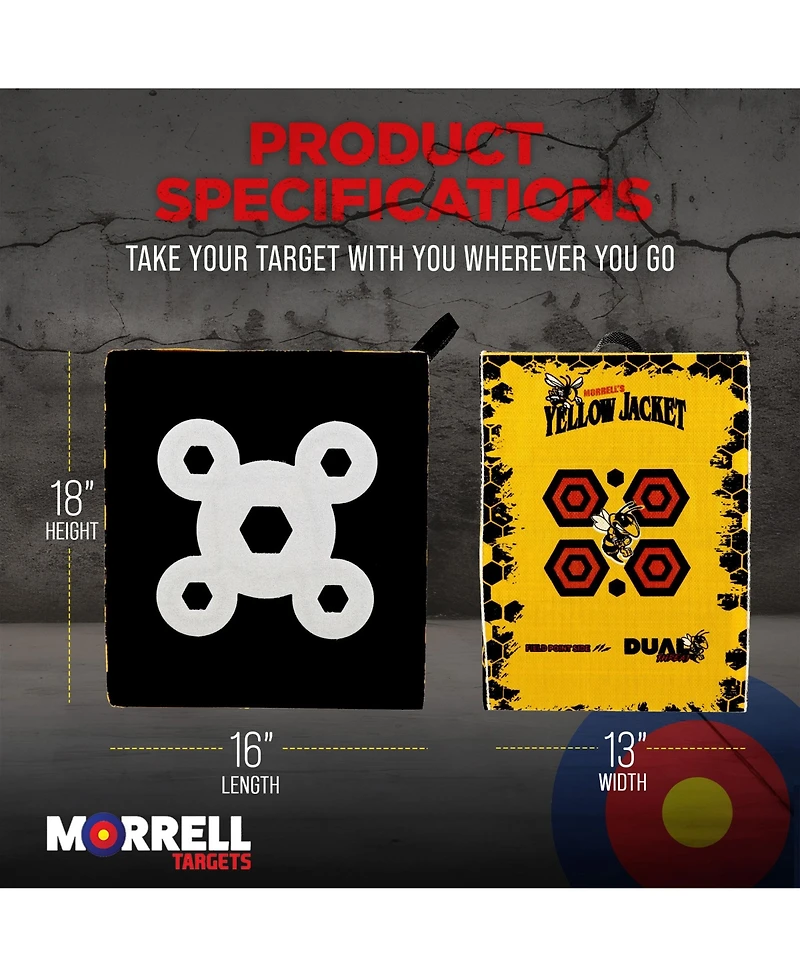Morrell Targets Jacket Dual Threat Fps Foam Archery Target Block for All Bows