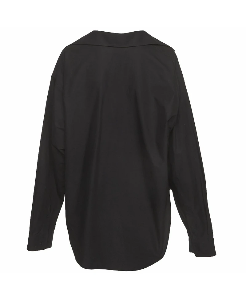 Pre-Owned Balenciaga Women's Oversized Logo Popover Shirt