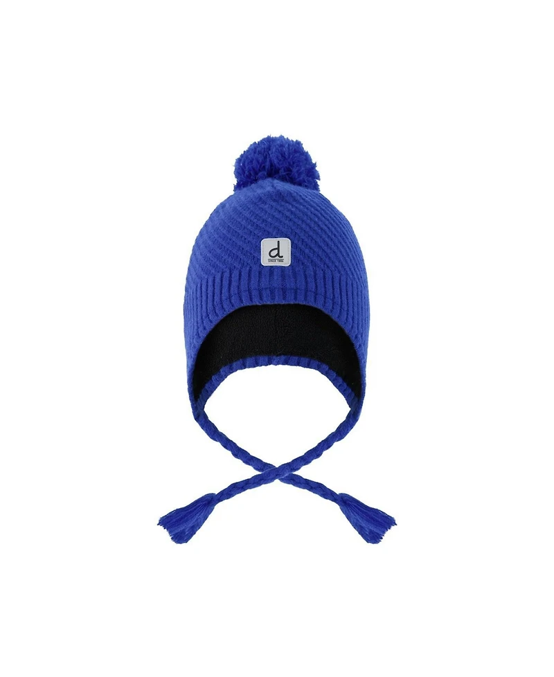 Deux par Deux Little and Big Boy 5-16Y Winter Peruvian Knit Hat with Pompom