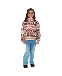 Deux par Toddler Girls (2-5)Mid-Season Plush Pullover Jacket Aztec