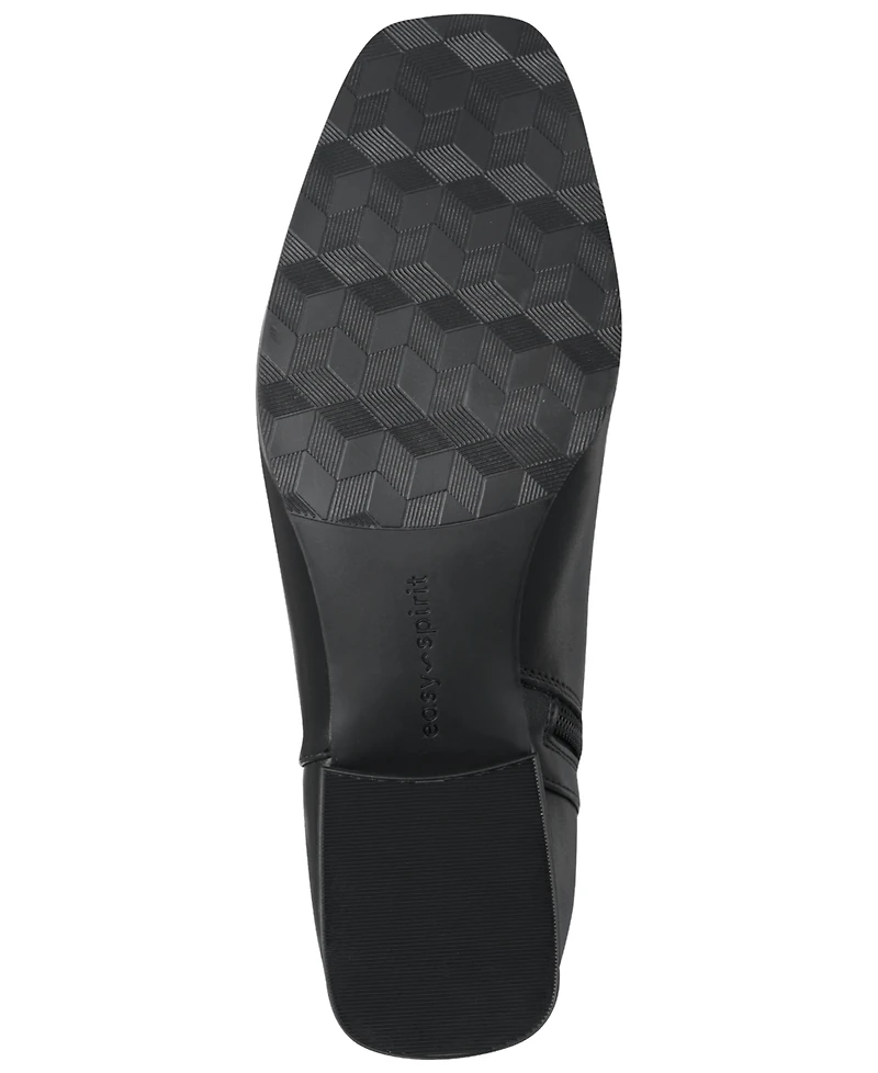 Easy Spirit Women's Sidney eFlex Leather Square Toe Dress Booties