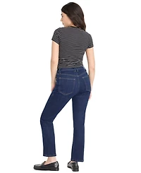 Good American Women's Mid-Rise Straight-Leg Jeans, Regular & Plus