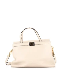 Pre-Owned Gucci Medium Linea Matisse Interlocking G Top Handle Tote Leather