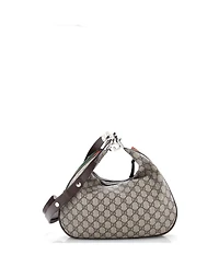 Pre-Owned Gucci Medium Attache Shoulder Bag Gg Coated Canvas