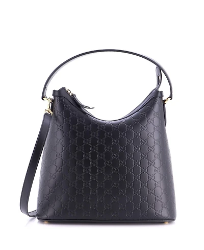 Pre-Owned Gucci Linea A Hobo Guccissima Leather