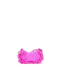 Pre-Owned Balenciaga Xs Le Cagole Giant Studs Shoulder Bag Ruffled Spandex