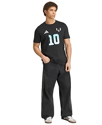 adidas Men's Lionel Messi's historic crewneck T-shirt