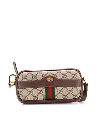 Pre-Owned Gucci Mini Ophidia Crossbody Bag Gg Coated Canvas