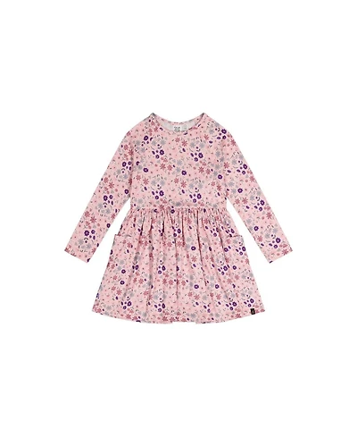 Deux par Little and Big Girl 6-12 Long Sleeve Dress Print Daisies