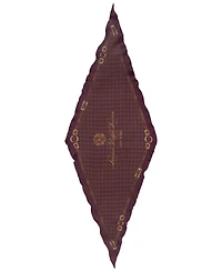 Lauren Ralph Lauren Plaid with Belting Border Small Diamond Scarf