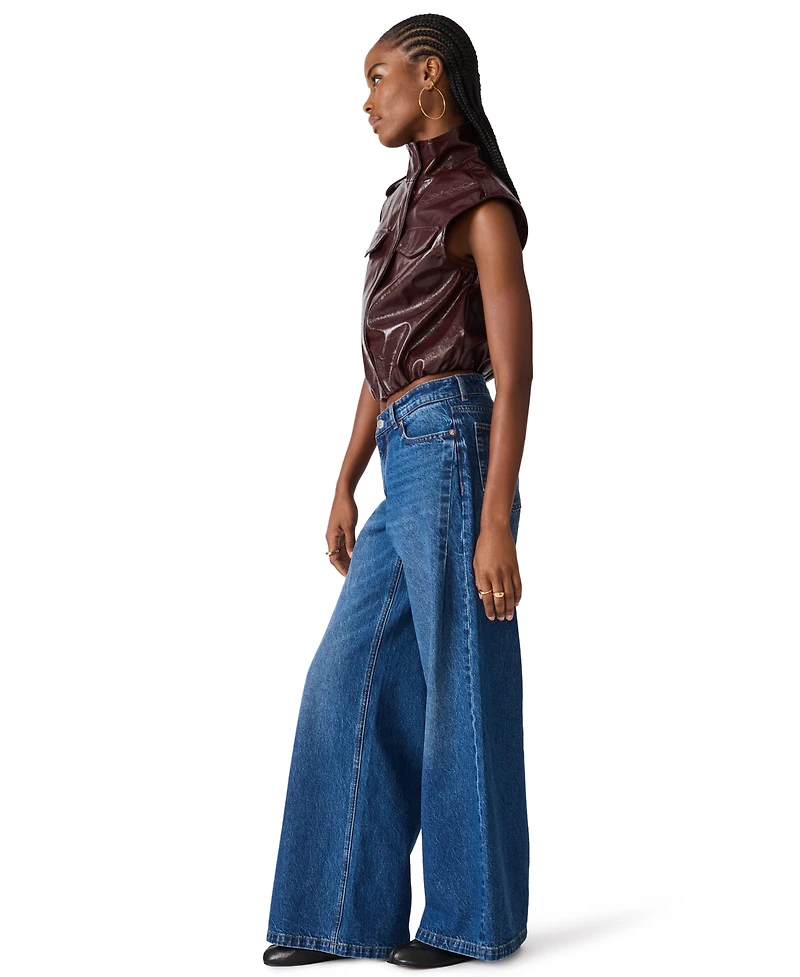 Steve Madden Women's Luxie Faux Leather Vest