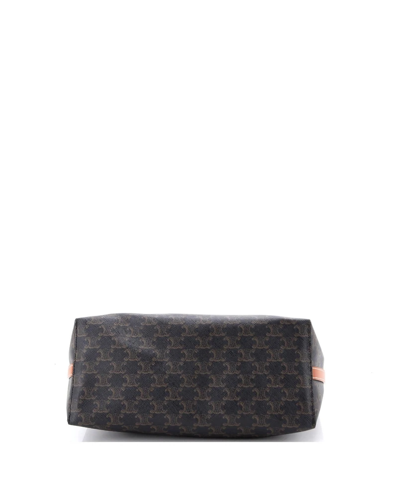 Pre-Owned Celine Soft Shopper Tote Triomphe Coated Canvas