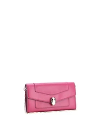 Pre-Owned Bvlgari Long Serpenti Forever Wallet on Chain Leather