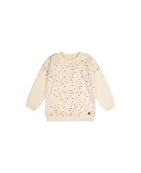Deux par Toddler Girls (2T - 5T) Bi-Material Sweater