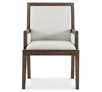Bernhardt Outline 23.38" Wooden Frame Arm Chair