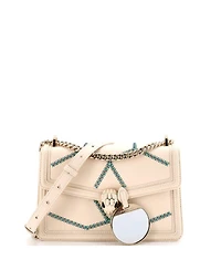 Pre-Owned Bvlgari Small Serpenti Forever Shoulder Bag Whipstitched Leather